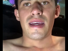 Beautiful shemale in hot gay scene with great verbal skills.