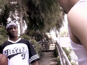 Black man gets hardcore interracial sex with a white man with a big dick in both his mouth and ass while they both have tattoos.