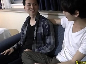 Young Asian boys hole fingering in HD video