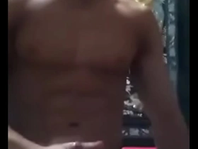 Solo pleasure of an Asian gay man