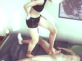 Sissy boy Alan in Yaoi femboy animation gets into some anal play