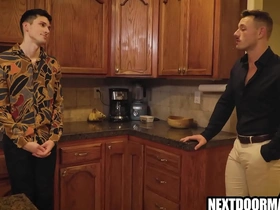 A gay couple having sex on Valentine’s Day