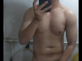 Japanese gigolo gives a big dick handjob and hardcore sex.