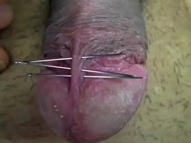 Japanese cock in BDSM CBT scene with a painful twist