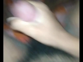 Solo gay guys smooth and muscular body covered in cum