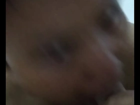 An Asian man gives a blowjob to a white man from Germany for the first time.