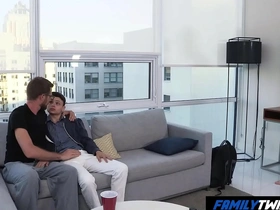 A young boy’s experience with a gay stepfather and an old man in a family threesome.