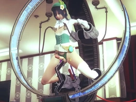 Japanese sissy Venti gets hard cock in Genshin Impact
