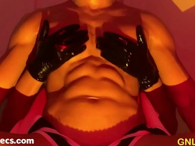 Nipple play with a hot fitness trainer of Asian descent.