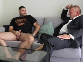 Straight Javi in a taboo scene with his stepfather