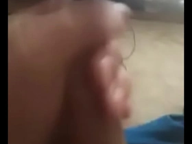 Solo boys sensual performance with a Japanese-style vibrator
