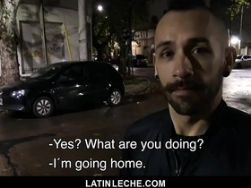 Straight Latino stud gets a rough anal scene with a big cock