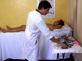 Gay Asian twinks Vahn and Rave in kinky medical scene