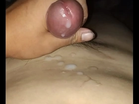 Gay Chinese men masturbating and ejaculating.