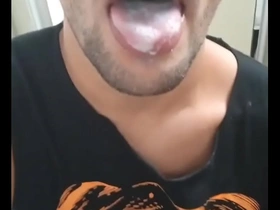 Skinny gay amateur gets kinky in the bathroom after a game of pool