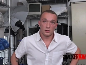 Gay interracial sex in a casting interview with a Russian cracker stud