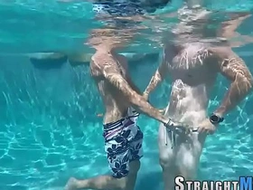 Gay Asian man enjoys shower sex with twinks