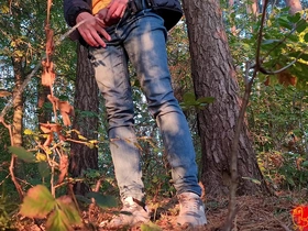 Gay masturbation with piss and cum fetish