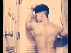 Gay softcore movie with an Asian man dancing and being funny