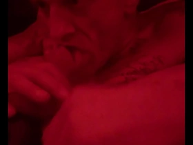 Brittny’s sexy gay playtime with cock licking