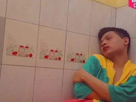 Steamy scene with Hansel Thios talent Vixen in the relaxation bathroom after a massage with a happy ending.