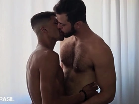 Gay masturbation with a big cock