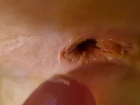 A gay man enjoys solo pleasure with sex toys and desires a cock.