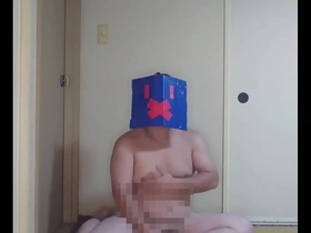 Gay Japanese man masturbates in this video.